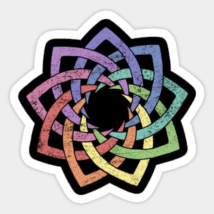 Woven In Unity Nine Pointed Star Baha'I Sticker